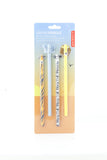 Kikkerland Safari Animal Pencils Set of 4| Creature-Topped Graphite Pencils for School, Office, Writing, Drawing and Gifts, Multicolor