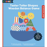 Kidoki Teeter Totter Shapes Wooden Balance Game | Wooden Stacking Toy, Balance Game, Kids Skill Game