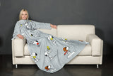 KANGURU Blanket With Sleeves and a Pocket - Deluxe Snoopy