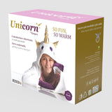 KANGURU Unicorn Hooded Mantle With Paws Unicorn Kids