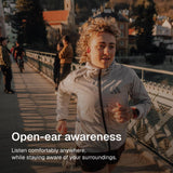 SUUNTO Spark Open-Ear Sport Headphones, Bluetooth Wireless Earbuds, Open-Ear Design, Sports & Workout Headphones, Lightweight Outdoor Earphones, Comfortable Fit, Black
