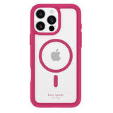 جراب حماية فائق من كيس ميت Ks لهاتف آيفون 16 برو ماكس، مزود بغطاء ماج سيف وبوم بوم، لون وردي