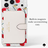 غطاء حماية CASE-MATE Kate Spade لهاتف iPhone 17 Pro بنقشة Cherry Dot مع خاصية MagSafe