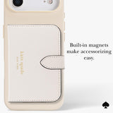 جراب CASE-MATE Kate Spade لهاتف iPhone 17 Air، مصنوع من السيليكون، بلون بيج مثالي، مزود بخاصية Magsafe