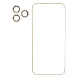 CASE-MATE Kate Spade Iphone 17 Pro Screen/Lens Protector Style Kit Set In Stone Gold