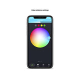 مصباح لايت بولب مومنت A60 RGB LED، 2700-6500 كلفن، قاعدة E27، 8.5 واط، يدعم واي فاي وبلوتوث - عبوة من 3 مصابيح - أبيض