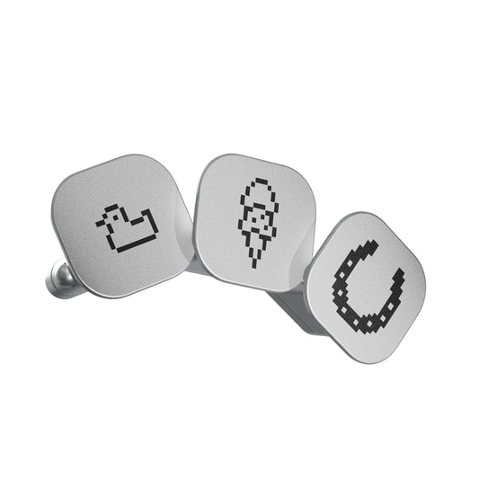 Ledger Nano Gen5 Badges| Quick Clip Badge Aluminum Accessory for Nano Gen5 - Pack 2