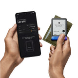 Ledger Flex Hardware Wallet| 2.84" TouchScreen + Recovery Key, Bitcoin Security, World's Safest Crypto Wallet, Bluetooth Connection, USB-C Charging, 5000+ Coins & NFT, for iOS & Android - Neptune Blue