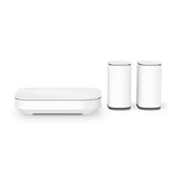 مجموعة LINKSYS Velop Micro Mesh WiFi 6 - جهاز توجيه + عقدة ثنائية النطاق AX3000 - أبيض