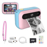 myFirst Camera Insta 20 Bundle - Instant Print Digital Camera for Kids with 16MP Photos 1080P, 4-12 Years Old boy Gift Ideas, Thermal Printing No Ink, Support Micro SD Card (Cotton Candy Mix)