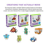 myFirst Fun Pack 3dPen Make PCL Filaments for 3D Printing Pen – Educational Kids' STEAM Activities with Stencil Book, 3D Motion Figures (Insect Adventure)