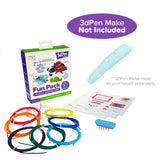 myFirst Fun Pack 3dPen Make PCL Filaments for 3D Printing Pen – Educational Kids' STEAM Activities with Stencil Book, 3D Motion Figures (Insect Adventure)