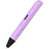 myFirst 3dPen Artist 3D Printing Pen for Kids & Teens – Adjustable Temperature, OLED Display, Biodegradable PLA Filament Included (6 Colors), Safe Creative Tool for Art, STEM & DIY Projects - Purple