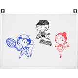 myFirst Sketch Board Pro Paperless Drawing Tablet for Kids – Pressure-Sensitive LCD Writing & Drawing Board, Large Sketch Area, One-Key & Partial Erase, Lock Switch & Portable with Case – Creative Art Pad - Black