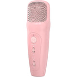 myFirst Voice 2 Microphone for Kids – Wireless Portable Karaoke & Singing Mic with Clear Sound, Fun Voice Effects & Rechargeable Battery, Lightweight Design – Perfect Karaoke Accessory - Pink