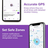 myFirst Fone R2| Kids Smartwatch, 1.3" AMOLED Screen, Video Calls Messaging Real-Time GPS Tracking SOS Button Safety Alerts School Mode Works, in 85 Countries, for Ages 5-12 - Cotton Candy Mix