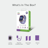myFirst Fone S4 Kids Smartwatch Phone with eSIM – 4G LTE Voice & Video Calls, Advanced GPS Tracking, magiCode Messaging, 5MP Camera, SOS & Parental Controls, Fun Habit Tracker – Ages 5-12 - Space Blue