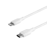 Momax Zero USB-C to Lightning 1.2M| Fast Charge, MFi Certified, Flexible Heavy Duty, for Apple iPhone 14/13/12/11/X Pro Max Mini Plus, iPads, Airpods - White