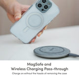 MOSHI iPhone 14 Plus - iGLAZE Case with MagSafe & Cam Cover - Silver