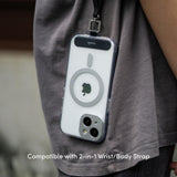 MOSHI iGlaze iPhone 15 Pro 2023 Case - MagSafe Compatible - Dark Gray