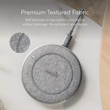 Moshi - Otto Q Wireless Charger Pad, Qi Certified Wireless Charger with Anti-Slip Rubber Base