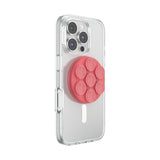 PopSockets MagSafe Suck-Up 3-in-1 Grip Stand Mount| Magnetic Phone Holder, Strong Hold on Mirrors & Flat Surfaces, for iPhone 17/16/15/14/13/12, Adapter Ring for non-MagSafe Phones & Cases - Putty
