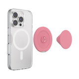 PopSockets MagSafe Kick-Out Grip & Stand| Magnetic Pop-up Phone Grip, Stable Stand, 360° Rotation, for iPhone 17/16/15/14/13/12, Included Adapter Ring for non-MagSafe Phones & Cases - Putty