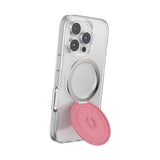 PopSockets MagSafe Kick-Out Grip & Stand| Magnetic Pop-up Phone Grip, Stable Stand, 360° Rotation, for iPhone 17/16/15/14/13/12, Included Adapter Ring for non-MagSafe Phones & Cases - Putty