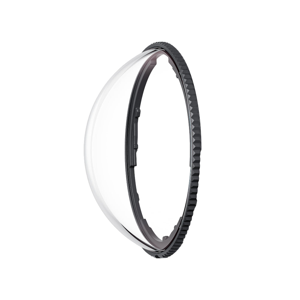Insta360 X4 Premium Lens Guards attached to camera
