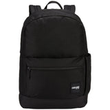 Case Logic Commence Recycled Backpack 24L, Fits Laptop up to 16 Inch, Tablet & School Gear, Padded Back Panel, Water Bottle Pocket, for Students and Professionals, Black