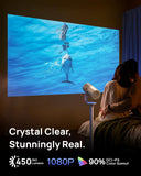 Xgimi MoGo 4 EA Sports Bundle | MoGo 4 LED Portable Projector + 70" Foldable Screen + Power Stand + 4x Filters + FC26 Game Code, 660 ANSI Lumens, Up to 5Hrs Battery Life