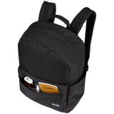 Case Logic Commence Recycled Backpack 24L, Fits Laptop up to 16 Inch, Tablet & School Gear, Padded Back Panel, Water Bottle Pocket, for Students and Professionals, Black