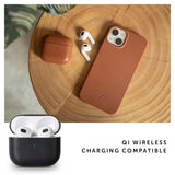جراب جلدي كلاسيكي من ناتيف يونيون لسماعات AirPods 2021، أسود