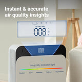 BLUEAIR Classic Pro CP7i| Premium Air Purifier w/ HINS LED Technology, for Home, Office w/ Extra Large Room, Cleans against Virus, Bacteria, Pet Allergens, Odors, Dust & Smoke, Wifi Connect - White