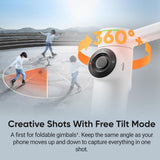 Insta360 Flow 2 Pro Gimbal — AI Tracker Bundle (Summit White)