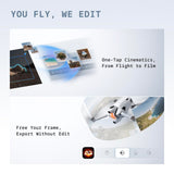 Antigravity A1 Infinity Bundle | Immersive 8K 360 Video Capture, FPV Vision Goggles, Grip Motion Controller, 3 High-Capacity Batteries, Sub 250g, Invisible Drone