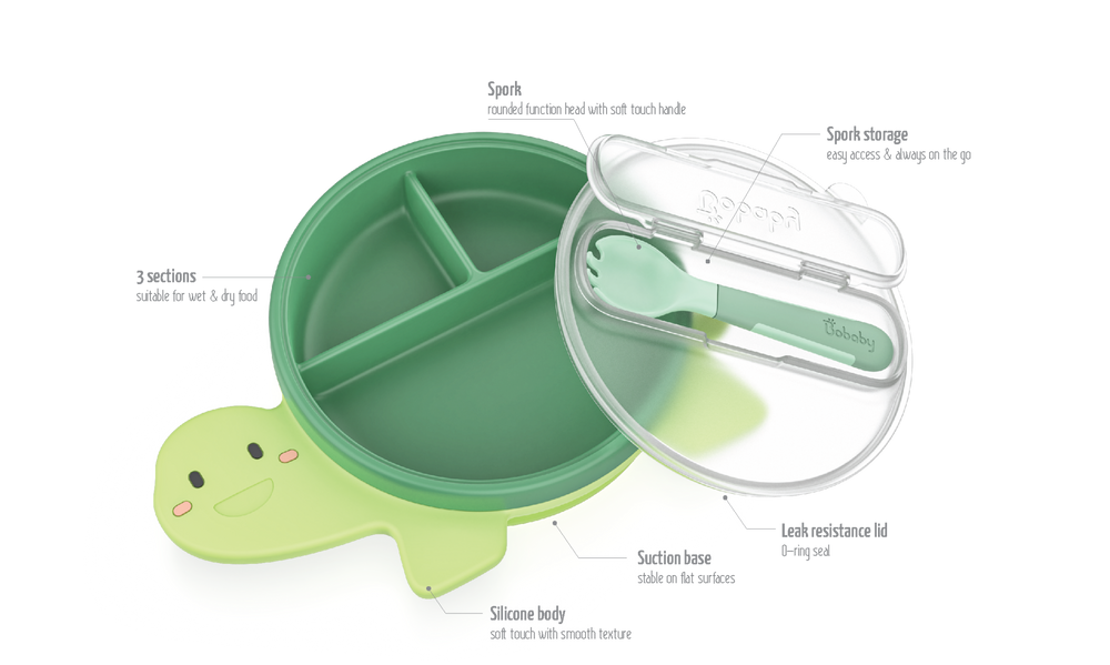 BoBaby Meal Buddies Turtle product details and features