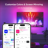 Nanoleaf 4D V2 Screen Mirror LED Strip| Immersive Screen Sync, Smart Color Match, Flexible LightStrip Easy to Install, for Movie & Sport Night, Netflix, Gaming, Relaxing