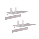 مجموعة إضافات مكعبات نانوليف للرفوف، عبوة من قطعتين، لون أبيض