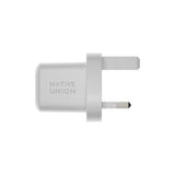 Native Union Wall Charger 30W + USB-C to C Cable 1.2M Bundle| GaN Charger w/ Fast Charging Cable, for Apple iPhone 15/Plus/Pro/Pro Max, iPad Air /Pro/Mini 13"/12.9"/11", Samsung S24/23 Ultra/+ - 2pk