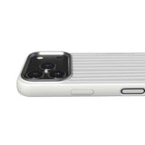 NUDIENT Bold Case for iPhone 18 Pro with MagSafe, Slim Protective Phone Case, 3mm Shock-Absorbing Cover, Raised Camera & Screen Protection, Wireless Charging Compatible, Chalk White