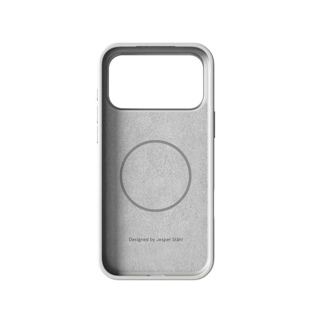 NUDIENT Bold Case for iPhone 18 Pro Max with MagSafe, Slim Protective Phone Case, 3mm Shock-Absorbing Cover, Raised Camera & Screen Protection, Wireless Charging Compatible, Chalk White