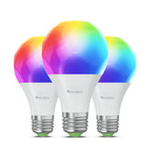 NANOLEAF Essentials Matter E27 Smart Bulb A60 Color Changing RGBCW Bluetooth/Thread Enabled (3 Pack) - White