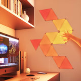 NANOLEAF Shapes Triangles Starter Kit - Smart WiFi LED Panel System w/ Music Visualizer - 4 Pack - White