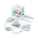 NANOLEAF Shapes Triangles Mini Starter Kit - Smart WiFi LED Panel System w/ Music Visualizer - 5 Pack - White