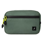 Native Union Active Organizer – Ultralight Tech & EDC Pouch, Water-Resistant Recycled Ripstop Fabric, Quick-Access Pocket, Exterior Loops, Travel & Everyday Carry Organizer - Slate Green