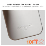 Native Union ACTIVE Case w/ Magsafe for Apple iPhone 16 Pro 6.3" 2024|10-Ft Drop & Scratch Protection, Leather-like finish, Recycled Materials, Raised Edges, Wireless Charging - Lemon