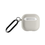 Native Union Active Case for Aipods Gen 4| Matte Silicone w/ Metal Clip for Attachment, Drop & Scratch Protection, Form-Fitting, Sleek and Stylish, Qi Wireless Charging Compatible - Sandstone