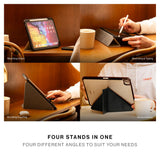 Native Union Active Case for iPad Pro 11" M5/M4| Protective Folio, 4-in-1 Foldable Viewing Angles, Apple Pencil Compatible, Drop Protection, Black