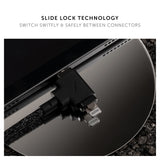 Native Union BELT DUO USB-C to C+LIGHTNING Cable 1.5M - Universal Charging Cable, w/ Leather Strap, for Apple iPhone 14/13/12/Pro/Max, 11/Pro/Max, XS/XR/X/Max, 8/8 Plus, iPad Air/Pro, Airpods - Kraft